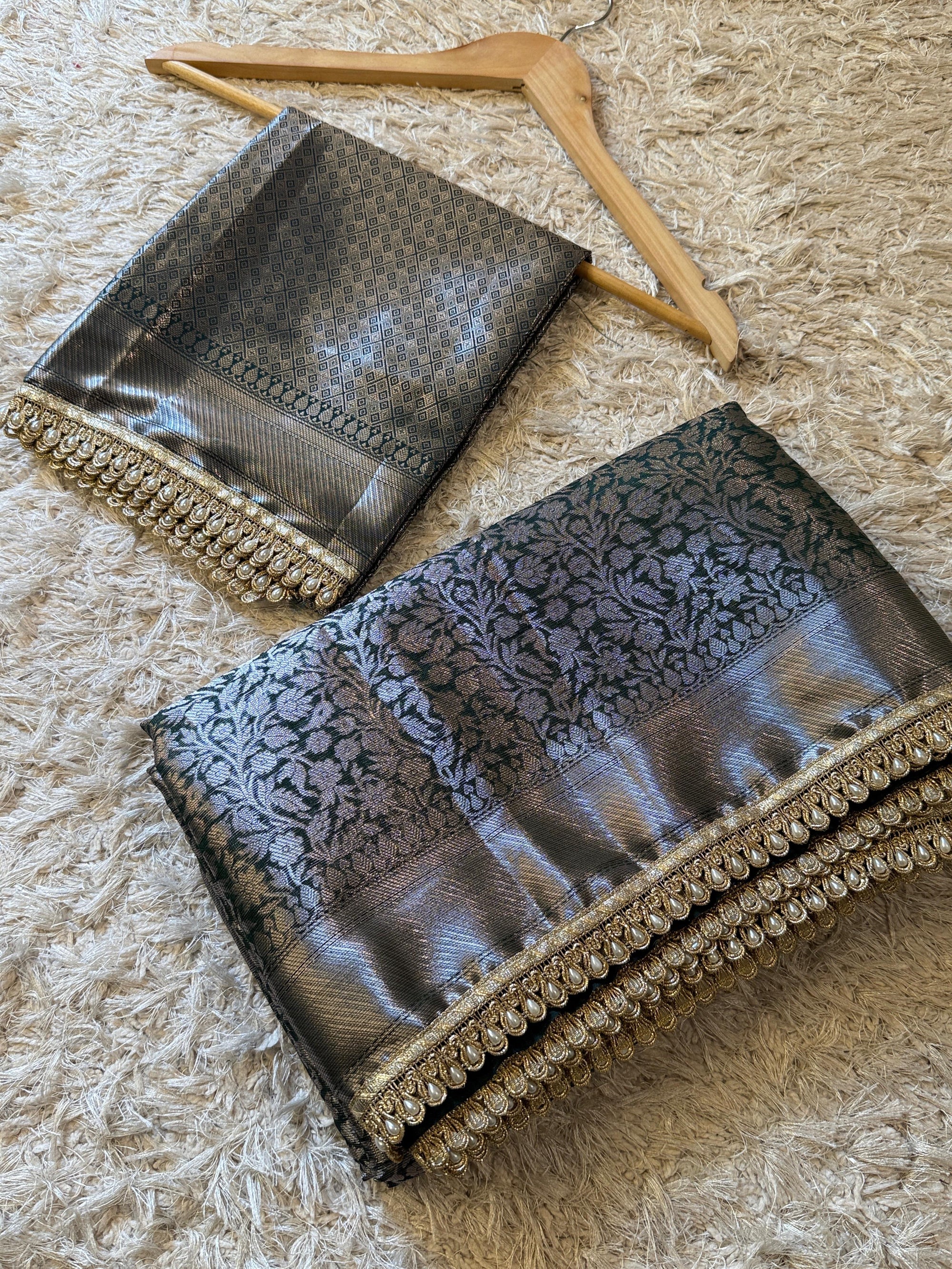 Banarasi Brocade Semi Katan Silk Saree