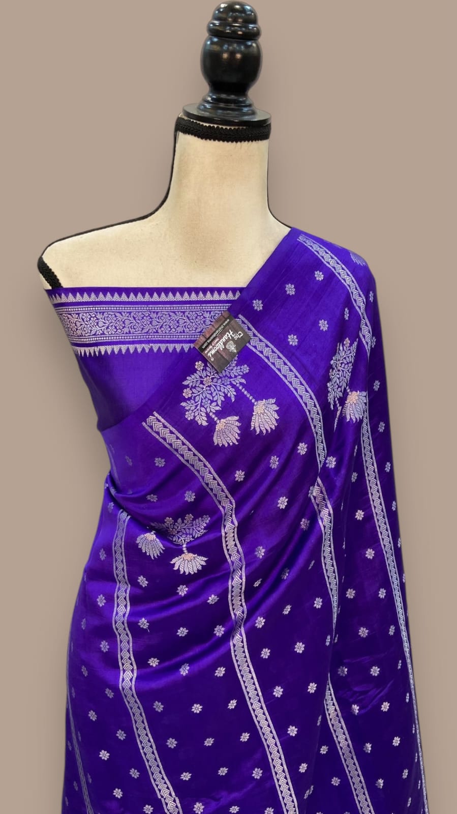 Banarasi Raw Mango Silk Saree in vibrant color options.