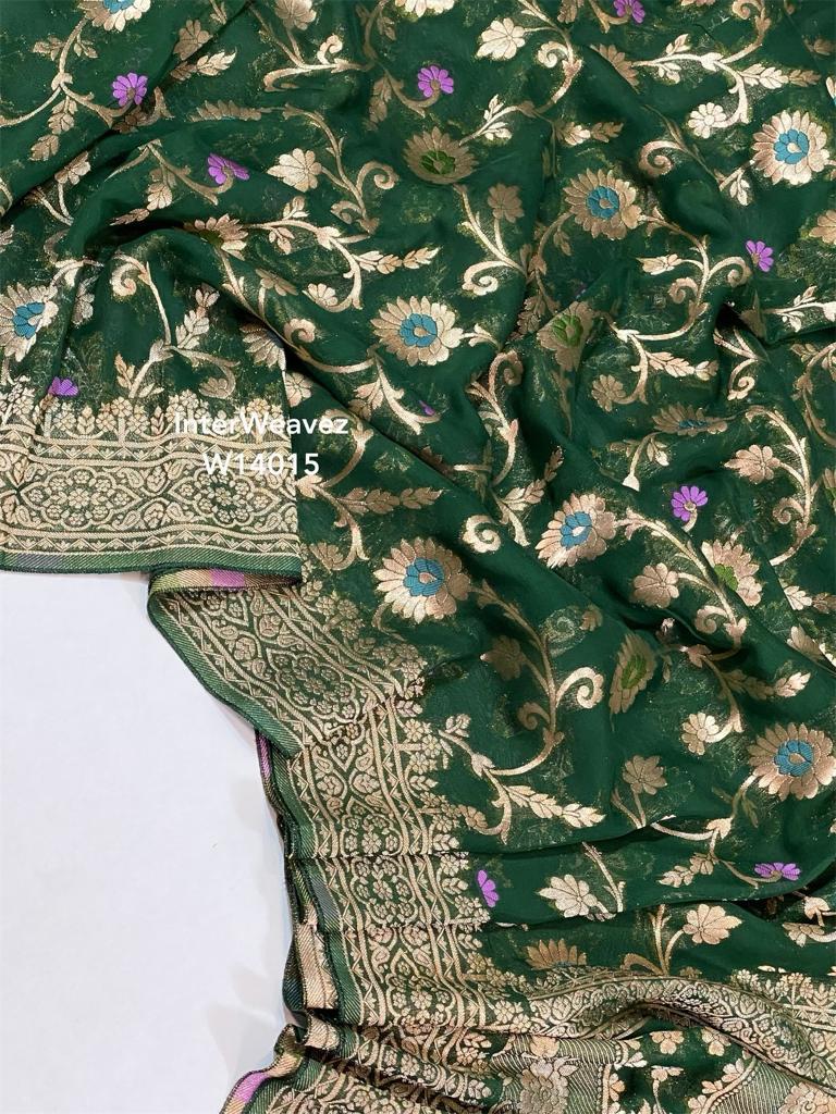 Banarasi Georgette Soft Silk Saree