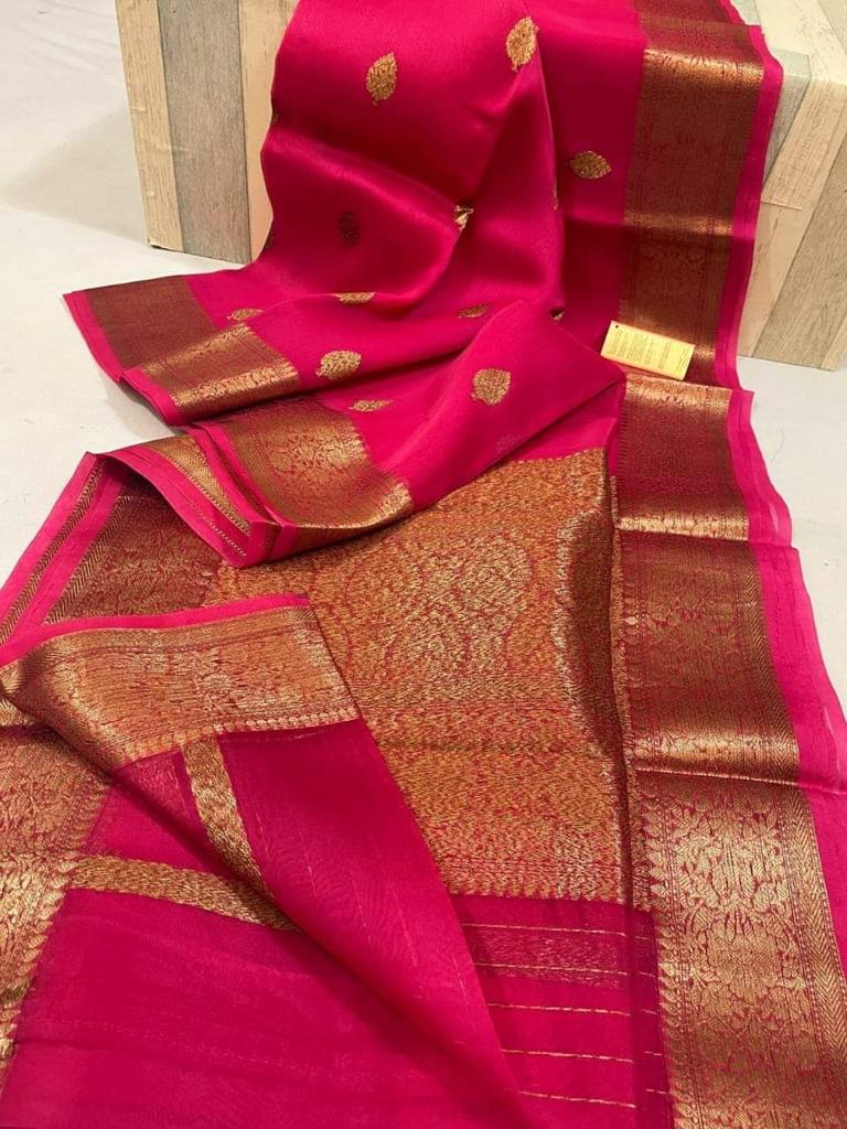 Banarasi Kora Organza Saree