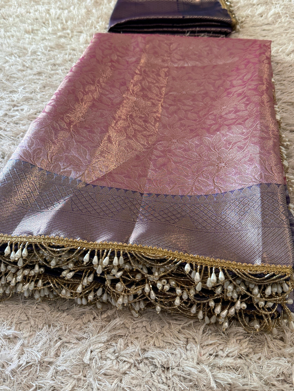 Banarasi Kanjivaram Tissue Silk Saree