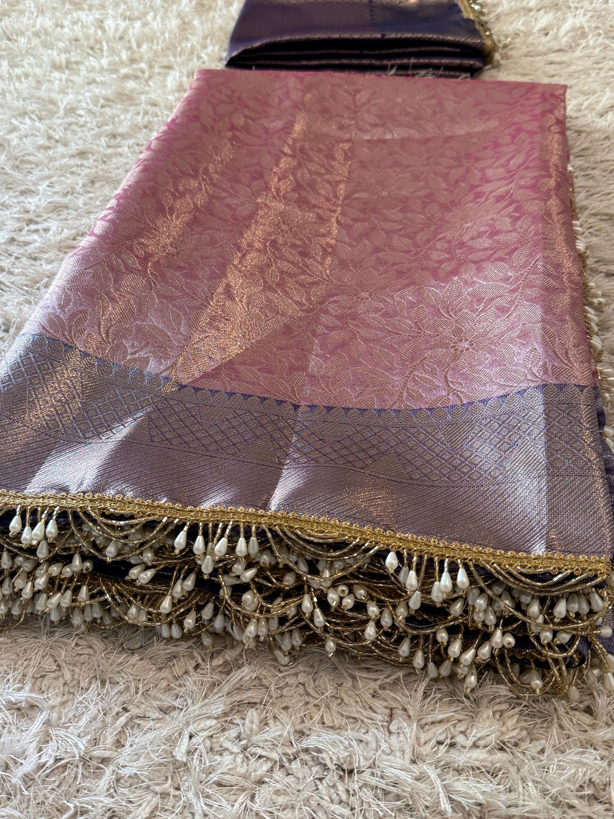 Banarasi Kanjivaram Tissue Silk Saree