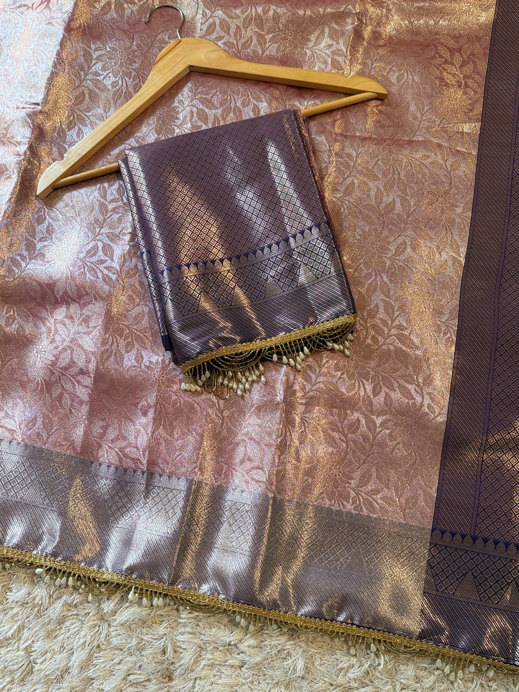 Banarasi Kanjivaram Tissue Silk Saree