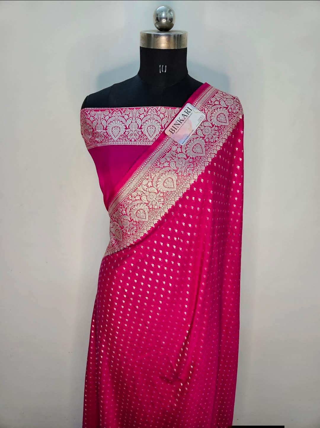 Banarasi Soft Georgette Katan Silk Saree