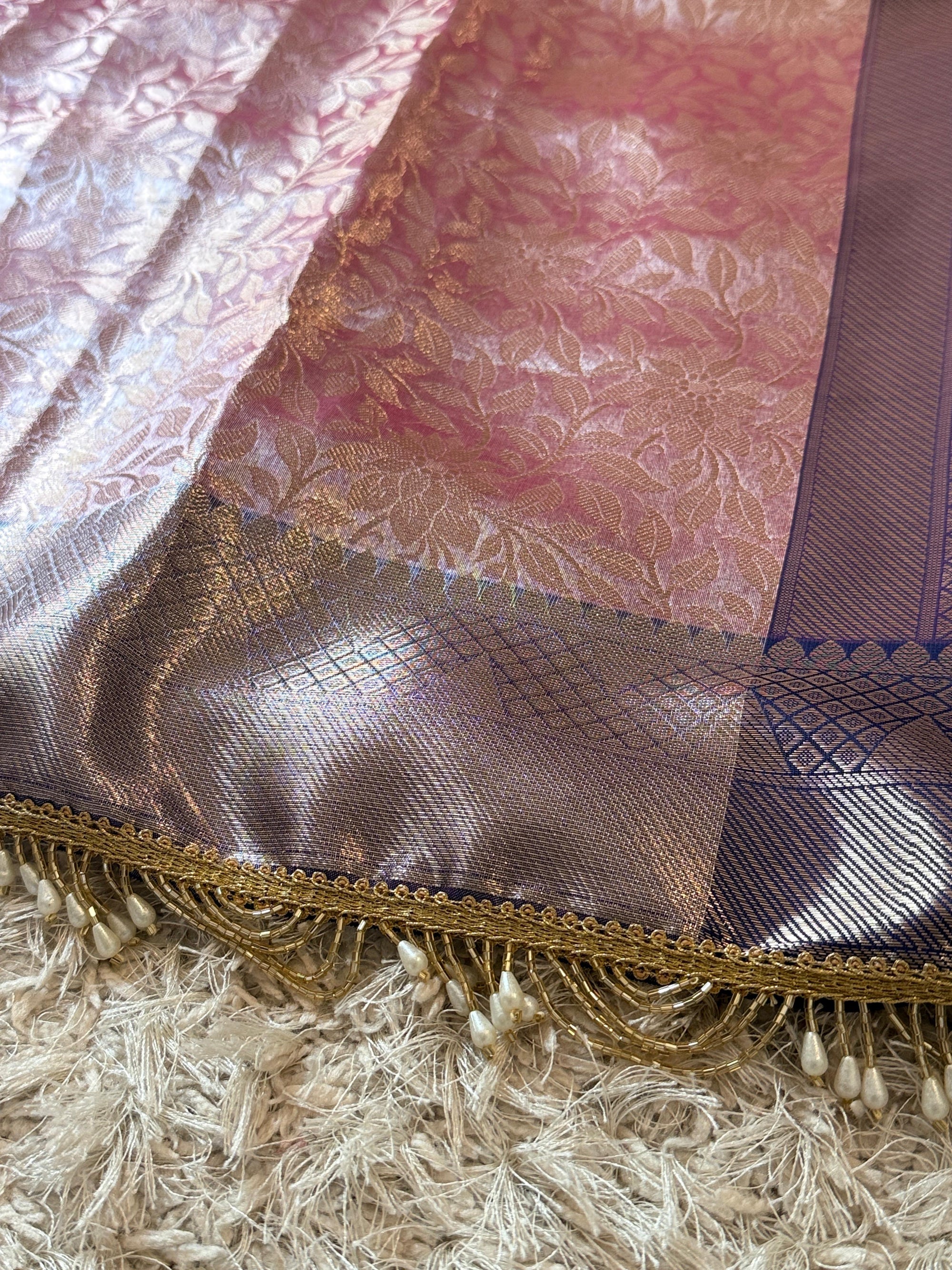 Banarasi Kanjivaram Tissue Silk Saree