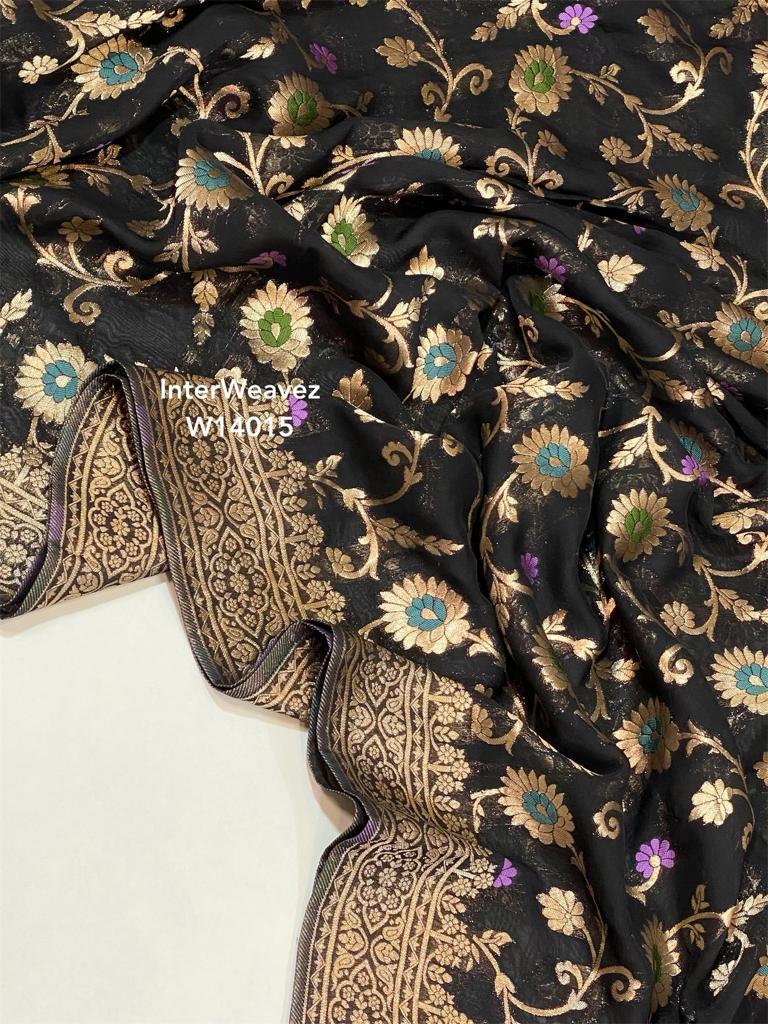 Banarasi Georgette Soft Silk Saree