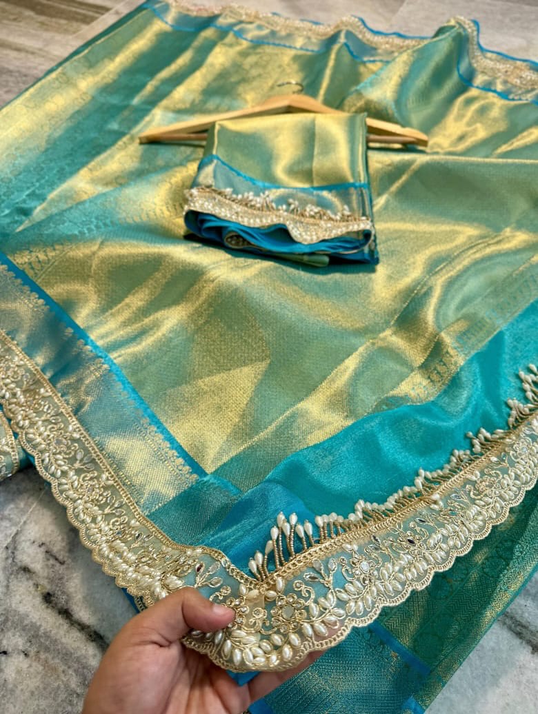 Banarasi Kanjivaram Katan Tissue Silk Saree