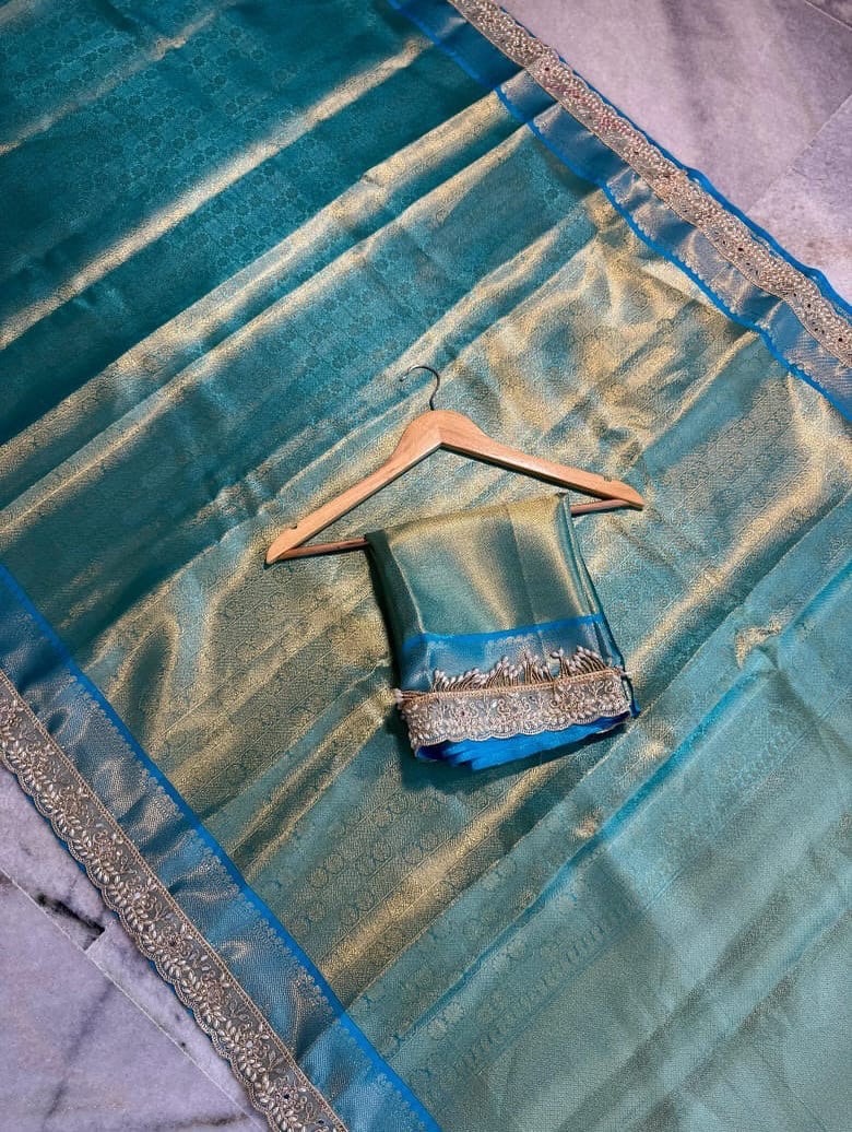 Banarasi Kanjivaram Katan Tissue Silk Saree