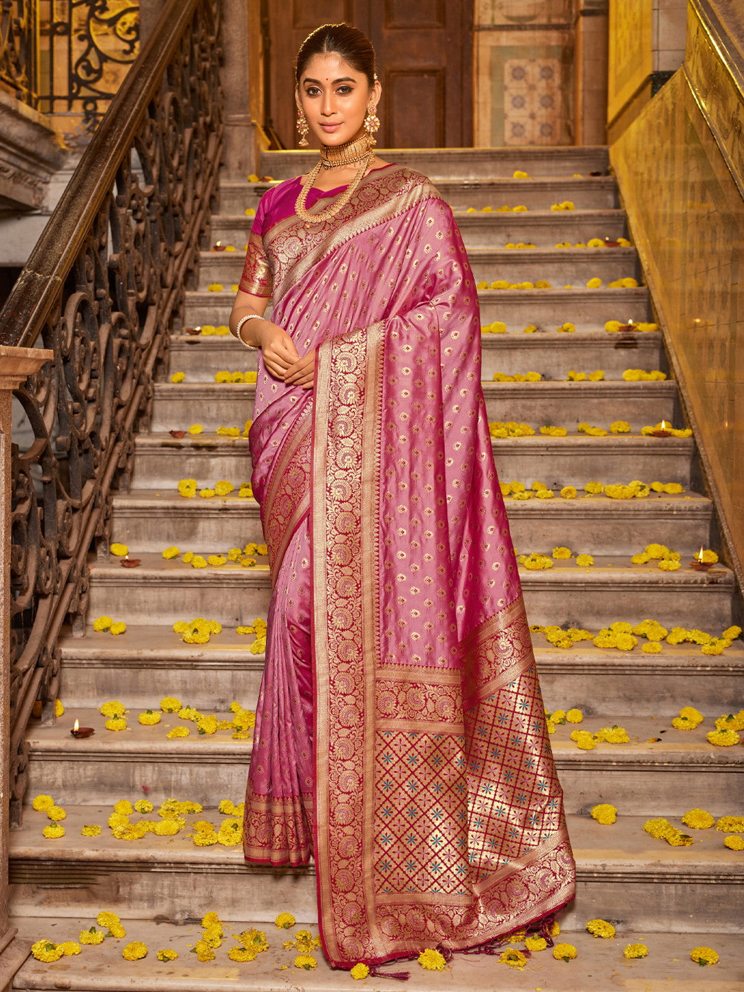 Festive Wear Fancy Banarasi Silk Saree