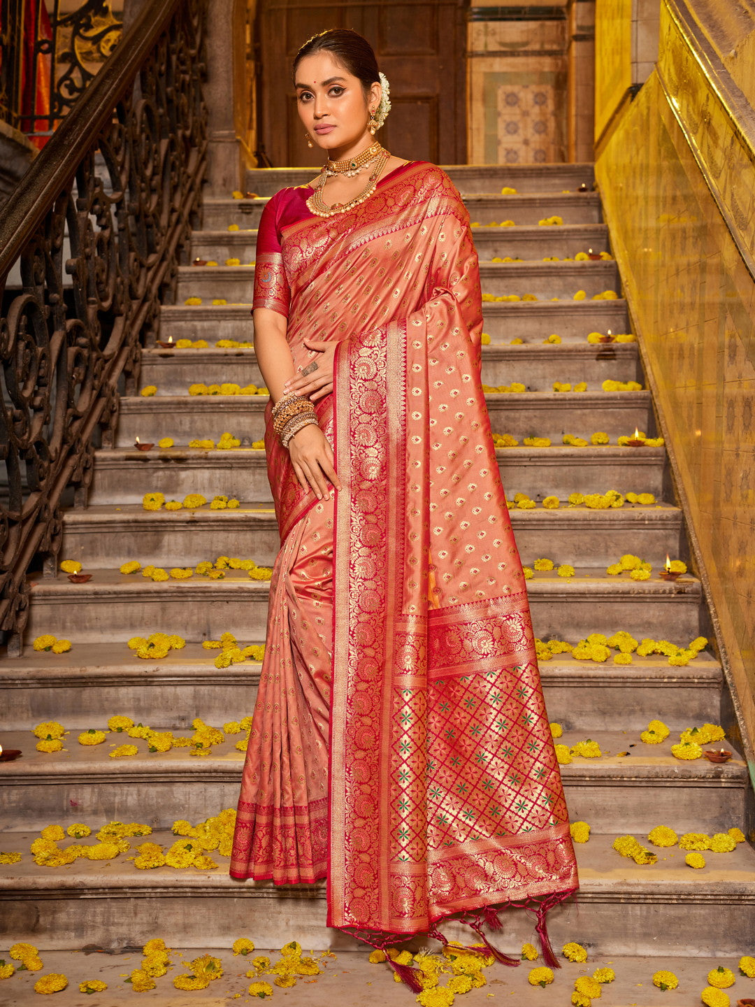 Festive Wear Fancy Banarasi Silk Saree