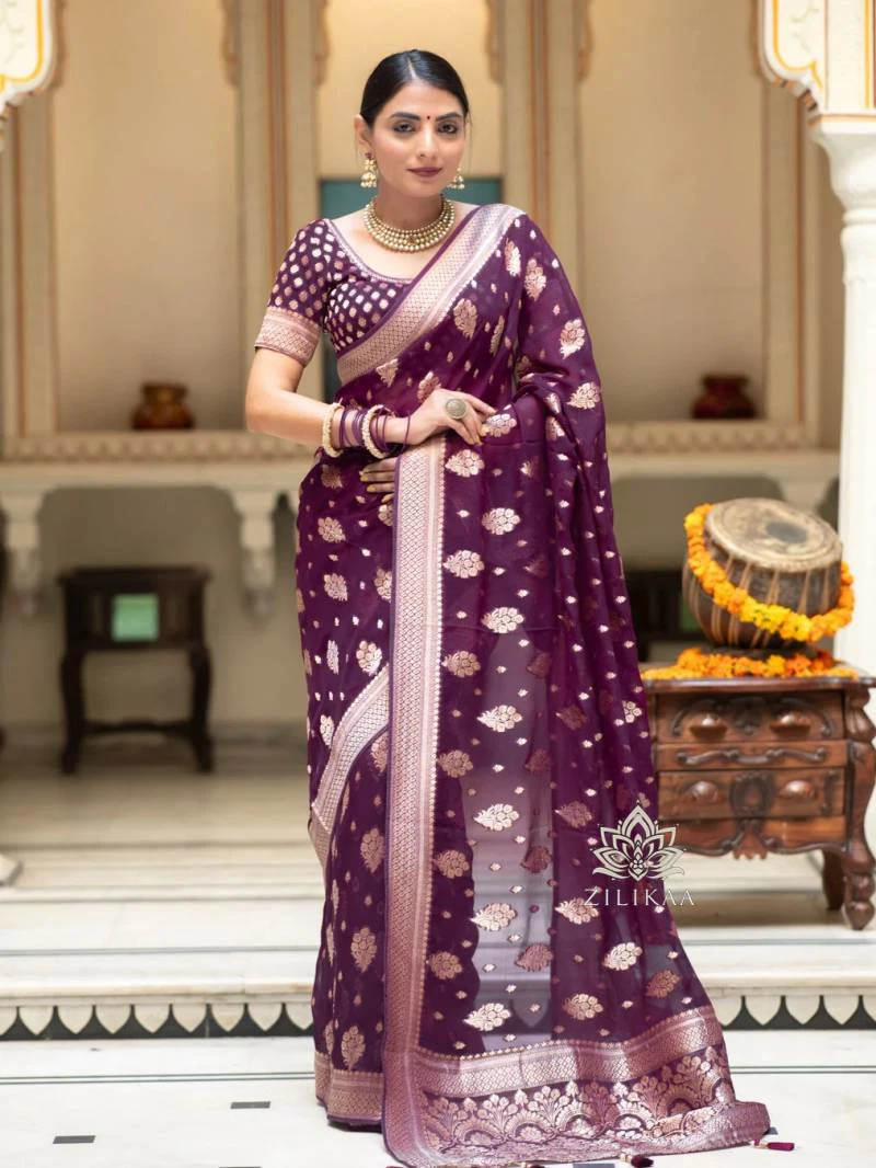 Banarasi Soft Georgette Saree