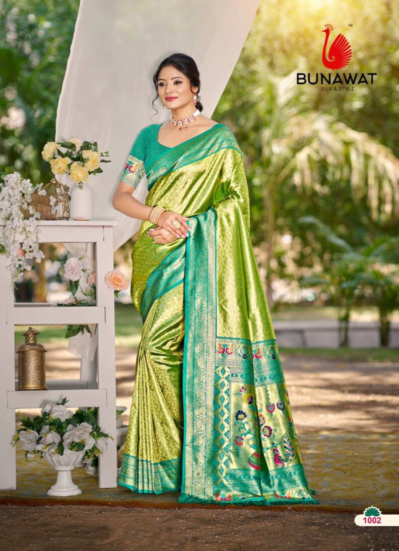 Bunawat Devyani Kanjivaram Silk Vol 03 Sarees Collection (BD 1002)