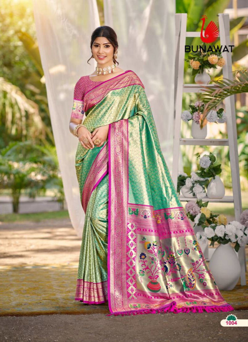 Bunawat Devyani Kanjivaram Silk Vol 03 Sarees Collection (BD 1004)