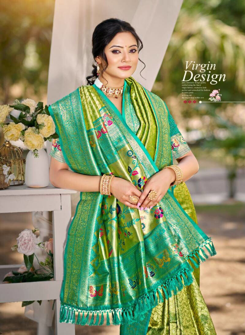Bunawat Devyani Kanjivaram Silk Vol 03 Sarees Collection (BD 1002)