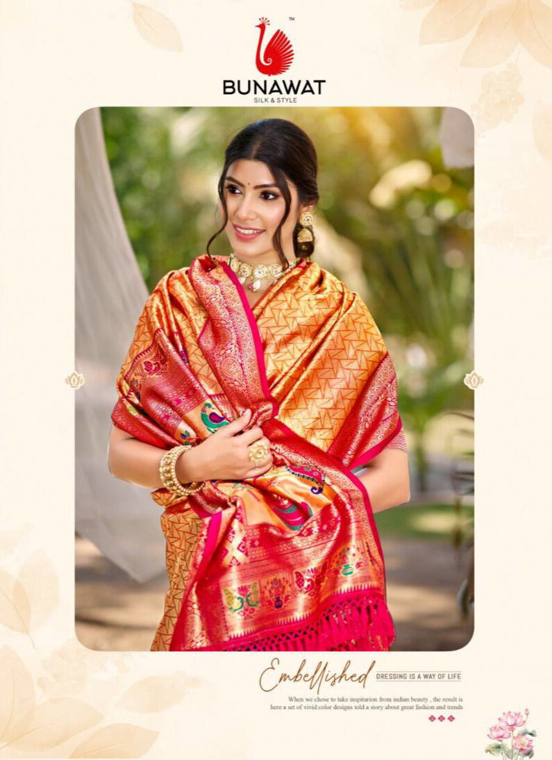 Bunawat Devyani Kanjivaram Silk Vol 03 Sarees Collection (BD 1001)