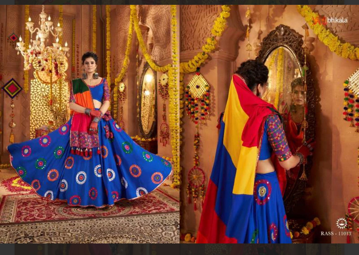 Kf Raas Vol 20 Viscose Cotton Navratri Designer Lehenga Choli