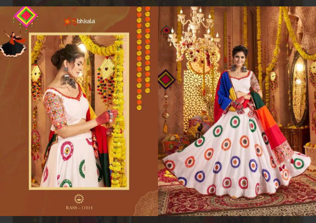 Kf Raas Vol 20 Viscose Cotton Navratri Designer Lehenga Choli