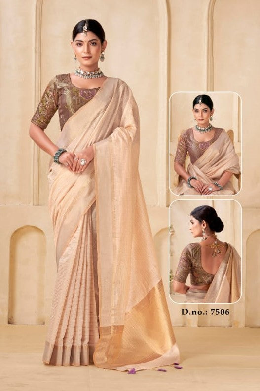 Kira Kia Viscose Spun Fancy Saree
