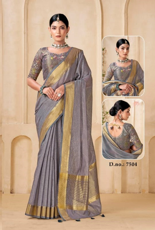 Kira Kia Viscose Spun Fancy Saree