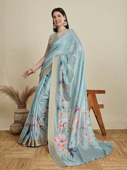 Maahi 179 Printed Cotton Silk Party Wear Saree