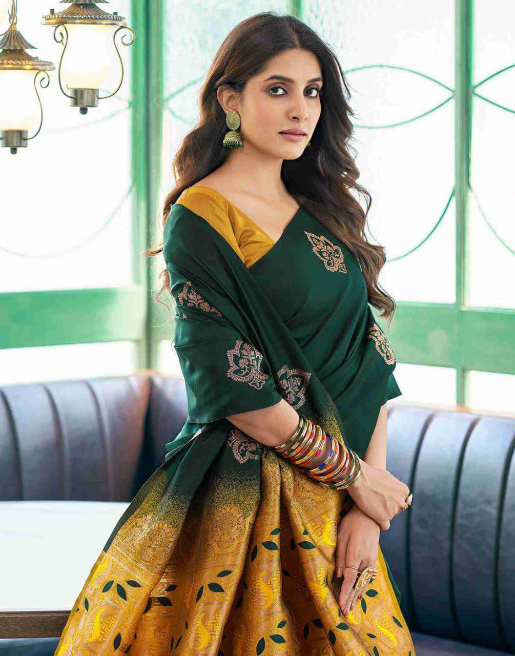 Soft Silk Saree with Jacquard Work