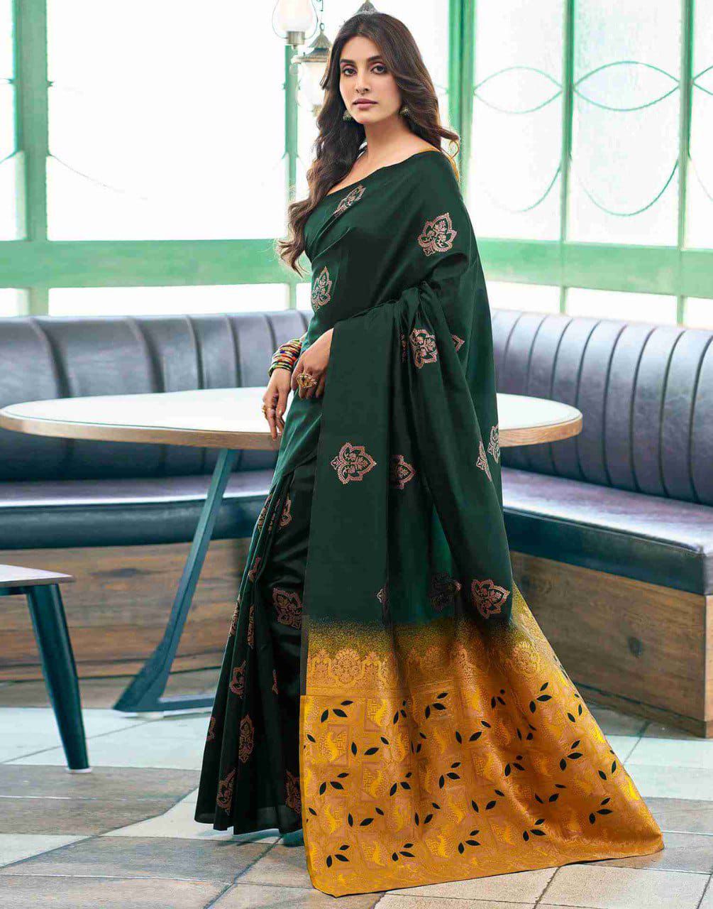 Soft Silk Saree with Jacquard Work