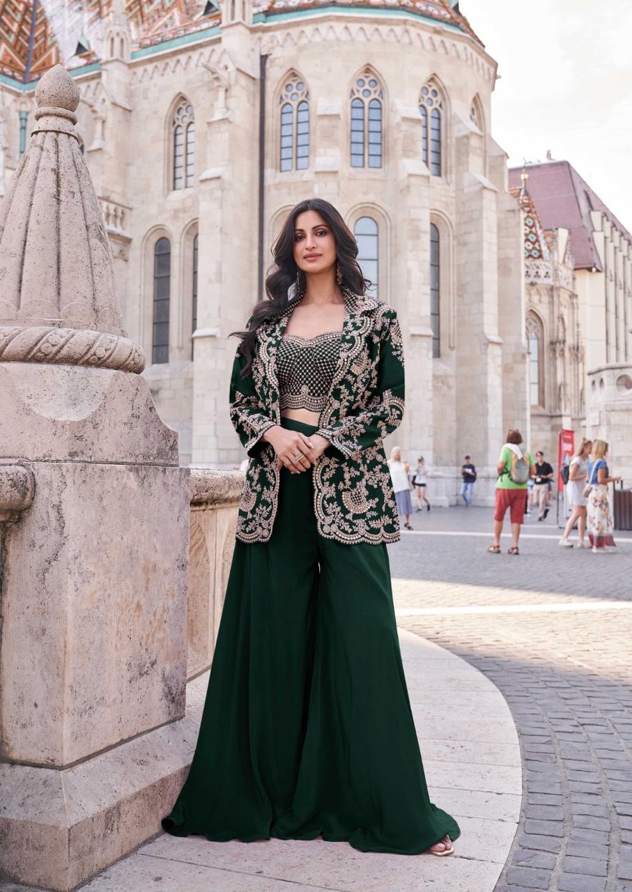 Sayuri Jannat Gold Pro Premium Silk Indo Western Collection