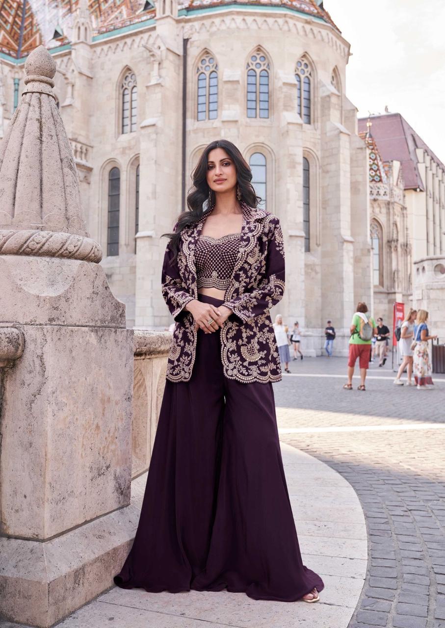 Sayuri Jannat Gold Pro Premium Silk Indo Western Collection