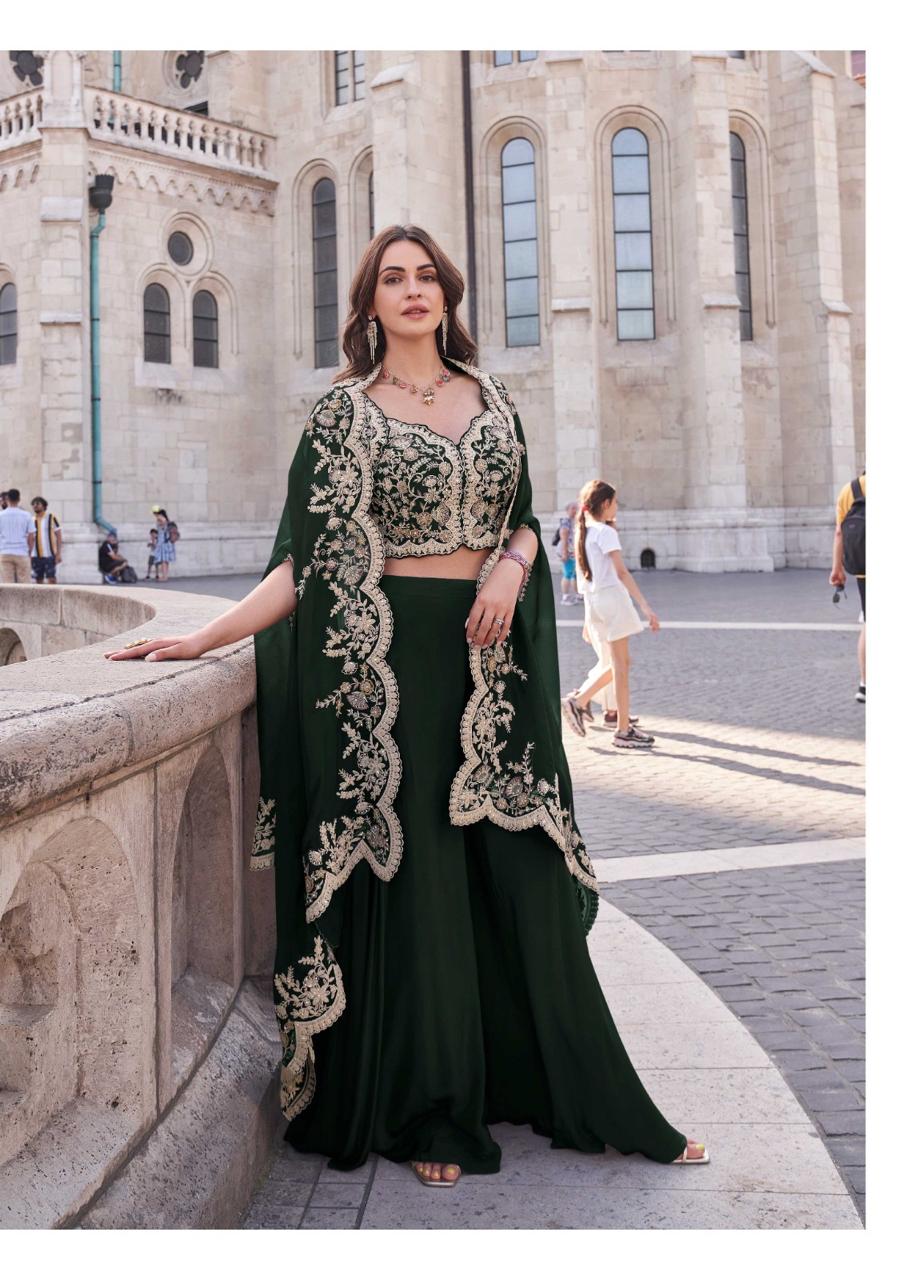 Sayuri Jannat Platinum Premium Silk Indo Western Collection
