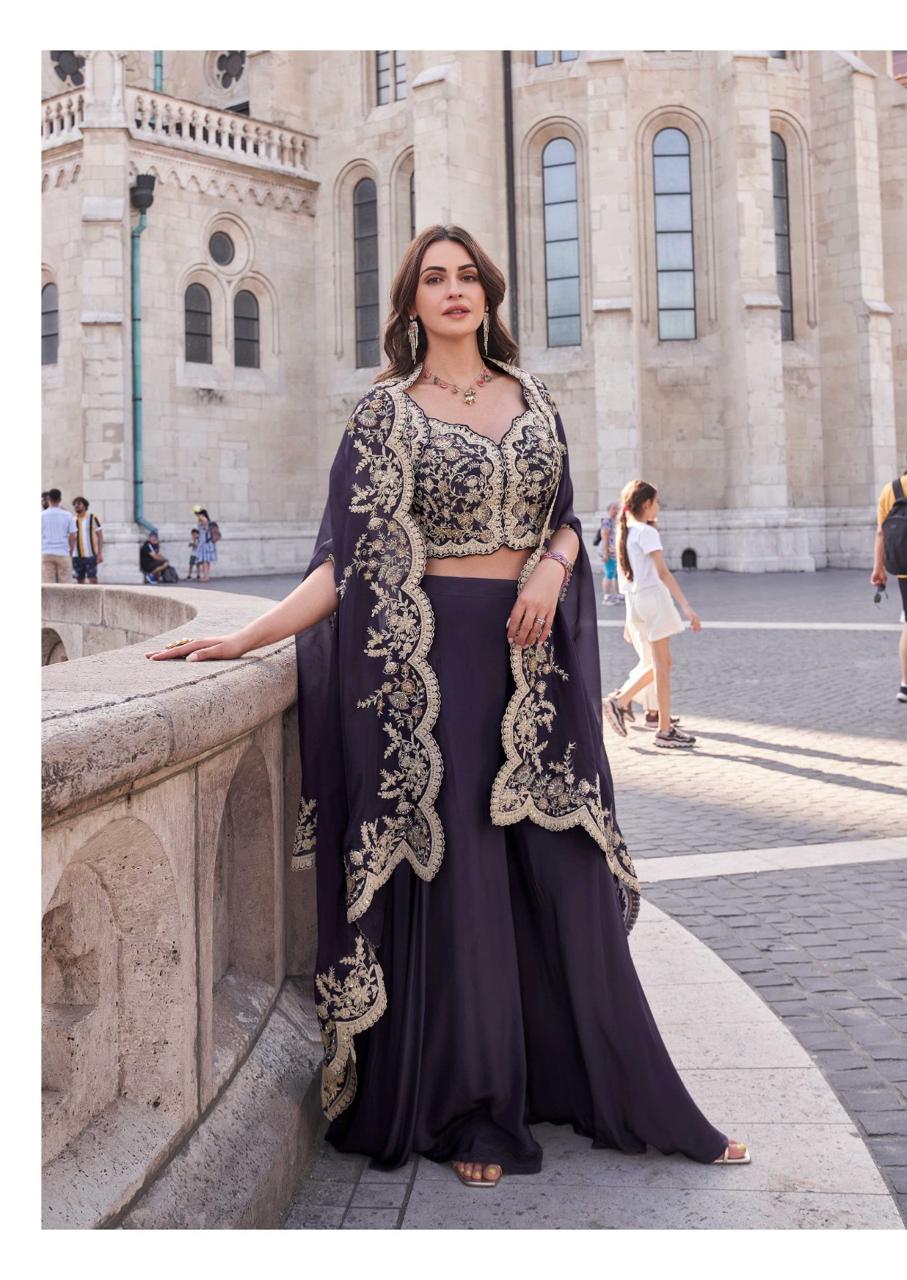 Sayuri Jannat Platinum Premium Silk Indo Western Collection