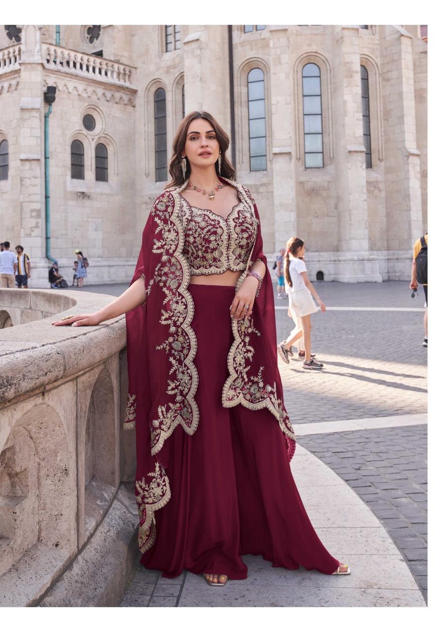 Sayuri Jannat Platinum Premium Silk Indo Western Collection