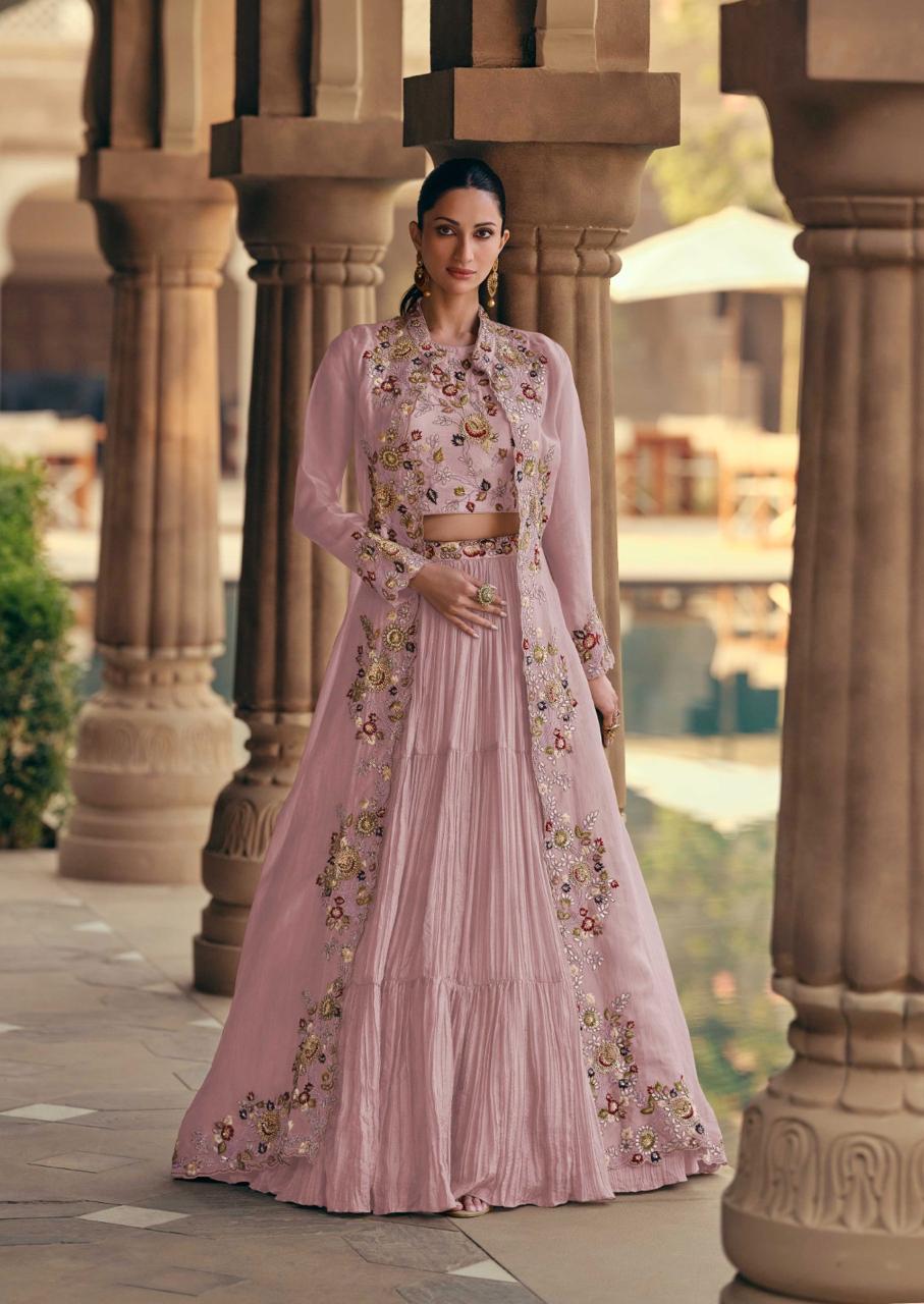 Sayuri Mahotsav Gold Designer Indo Western Collection