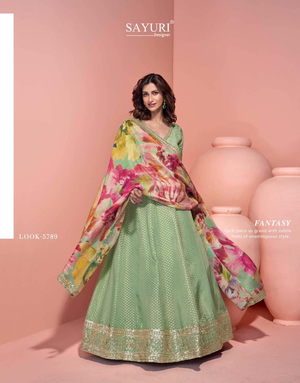 Sayuri Sikha Embroidered Designer Gown With Dupatta Collection
