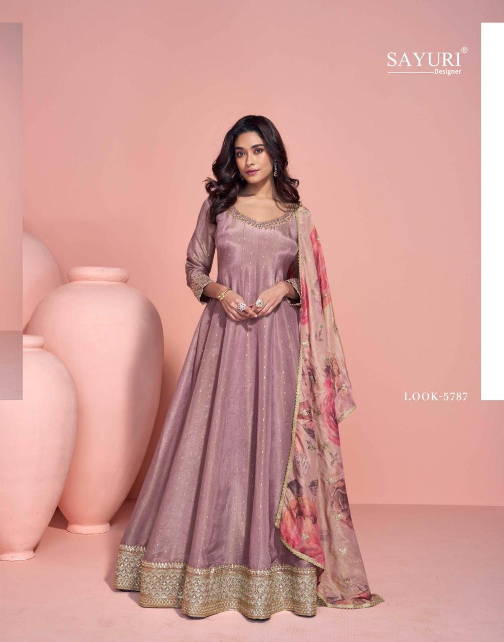 Sayuri Sikha Embroidered Designer Gown With Dupatta Collection