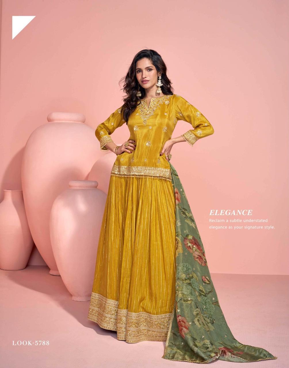 Sayuri Sikha Embroidered Designer Gown With Dupatta Collection