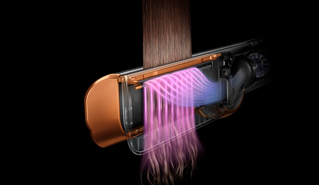 Dyson Airstrait™ dryer and straightener (Bright Nickel/Rich Copper)
