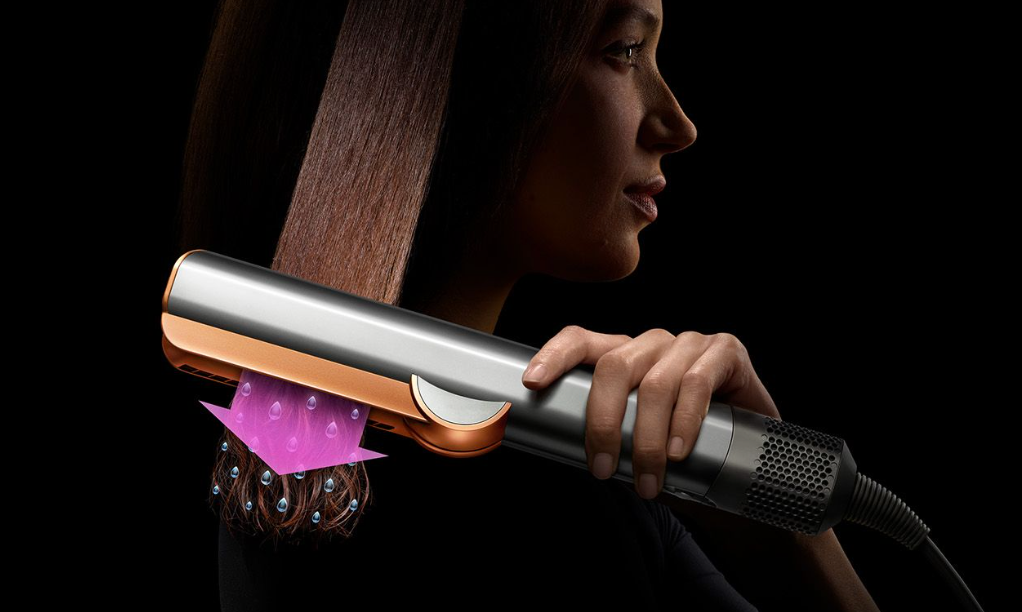 Dyson Airstrait™ dryer and straightener (Bright Nickel/Rich Copper)
