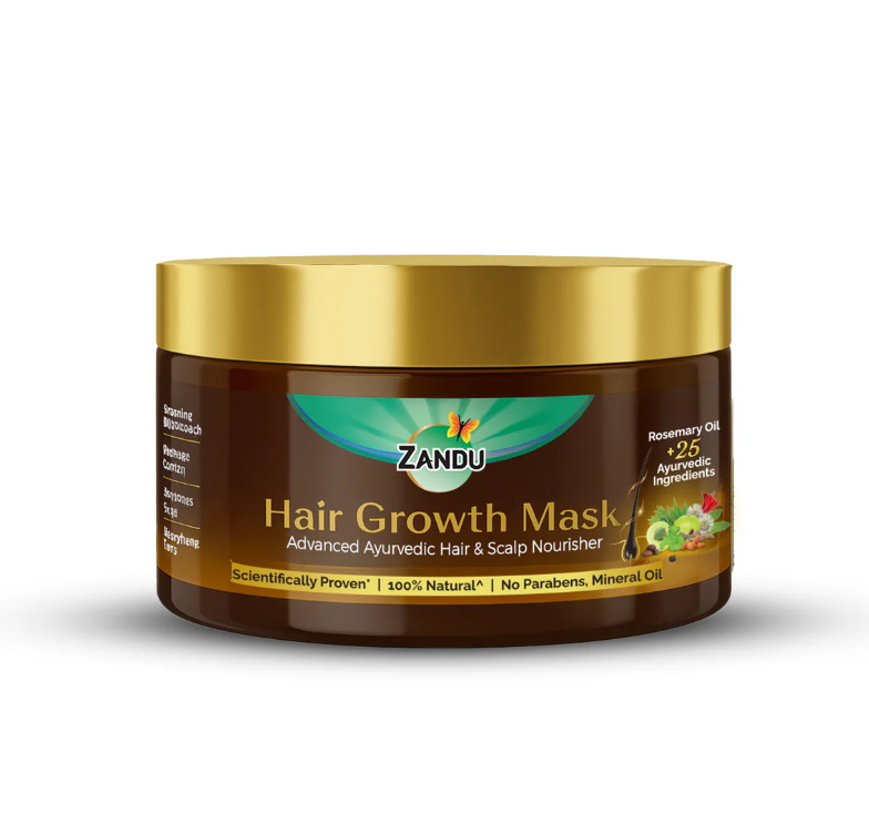 Zandu Ayurvedic Hair Growth Mask (200g) | Scientifically Proven to Promote Hair Growth & Reduce Hair Fall