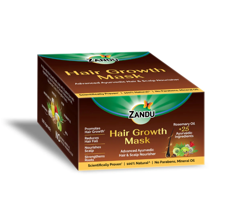Zandu Ayurvedic Hair Growth Mask (200g) | Scientifically Proven to Promote Hair Growth & Reduce Hair Fall