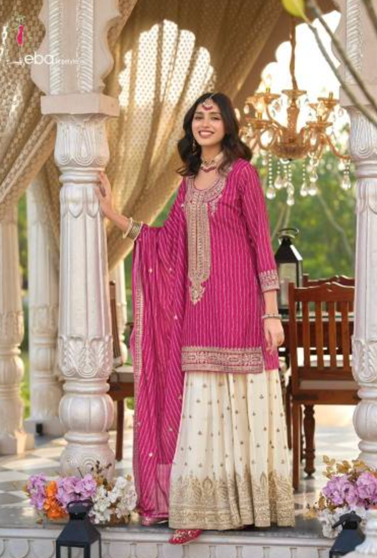 Eba Seerat Chinon Digital Printed Ready Made Suits