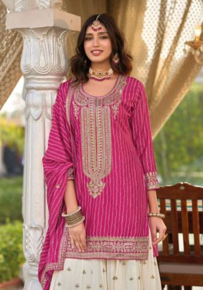 Eba Seerat Chinon Digital Printed Ready Made Suits