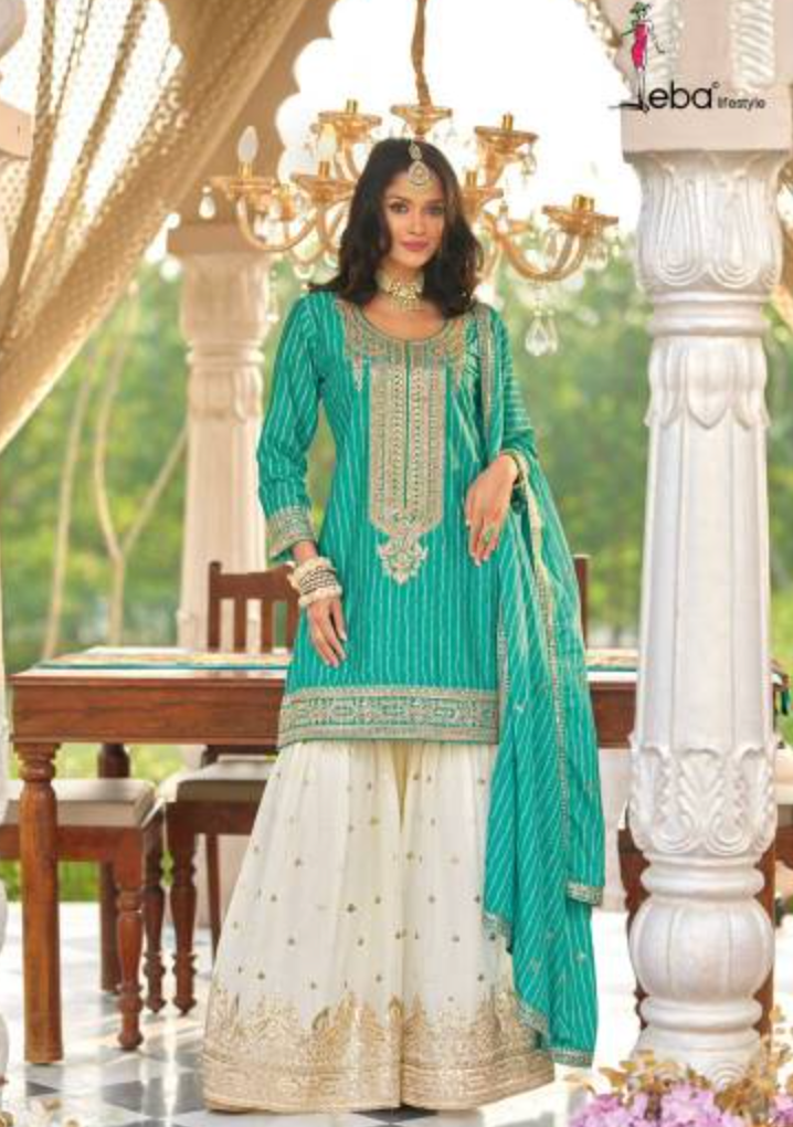 Eba Seerat Chinon Digital Printed Ready Made Suits