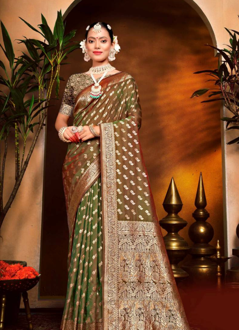 Saroj Magical Saroski Silk Vol 1 Designer Silk Saree Collection