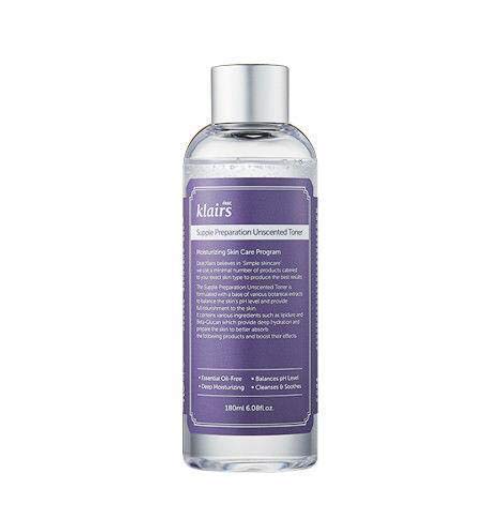 Klairs Supple Preparation Unscented Toner