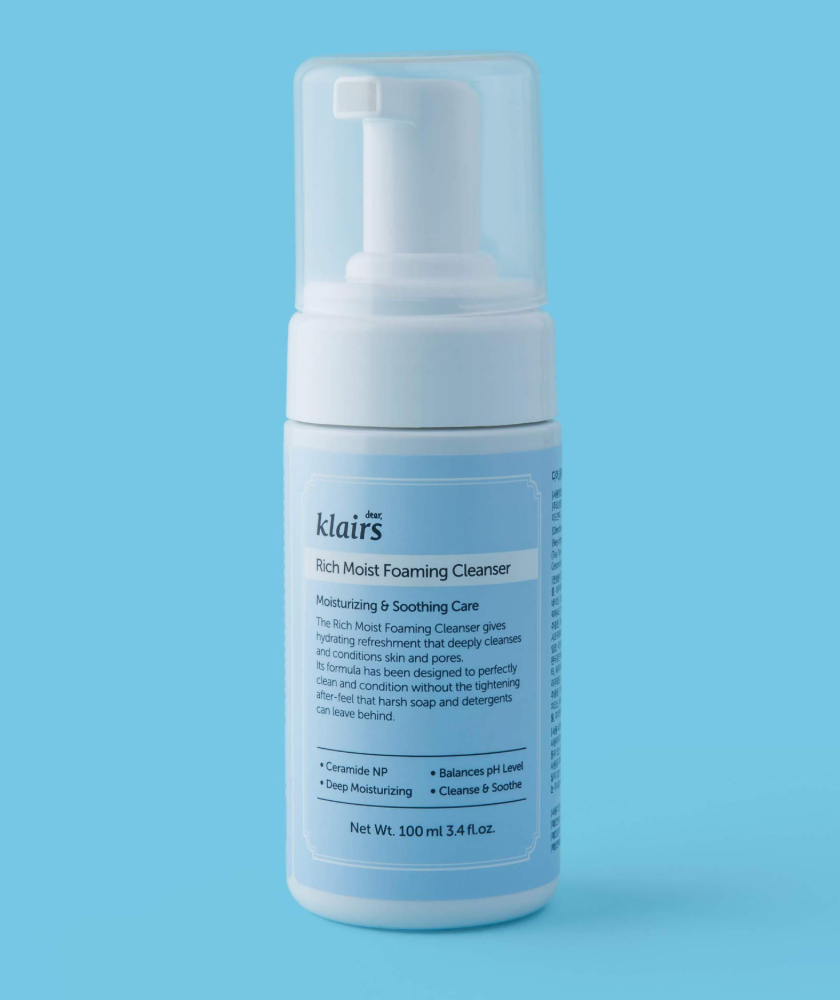 KLAIRS Rich Moist Foaming Cleanser