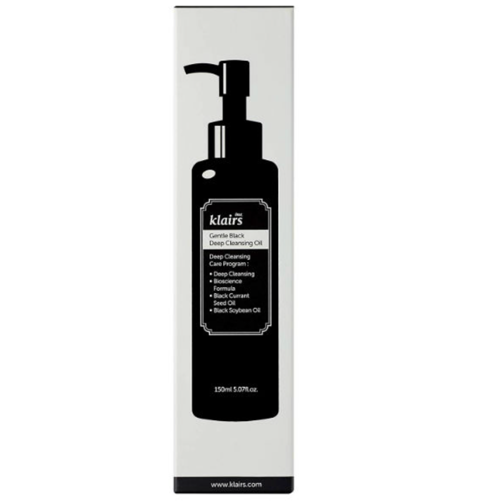 Klairs Gentle Black Deep Cleansing Oil – 150 ml