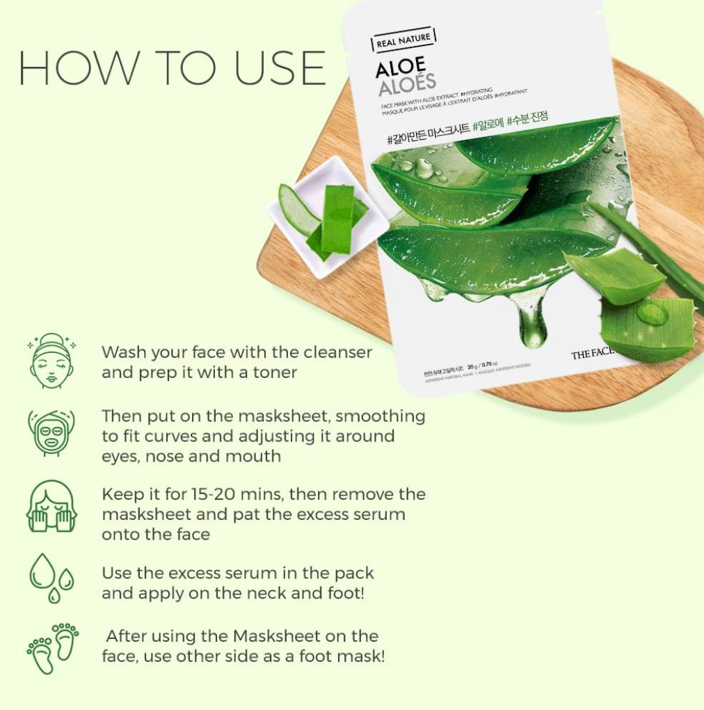 The Face Shop Real Nature Aloe Face Mask