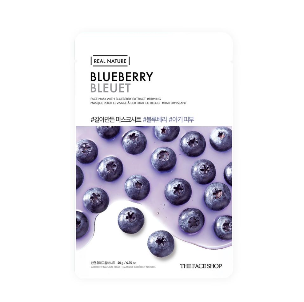 The Face Shop Real Nature Blueberry Face Mask