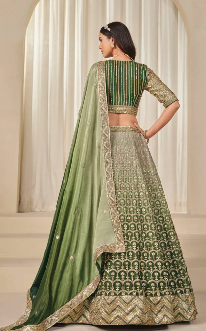 Mehvish Karishma Chinon Silk Designer Lehenga Choli