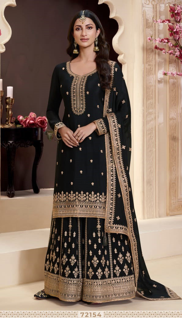 Shaniya Chinon Embroidered Salwar Suits Collection